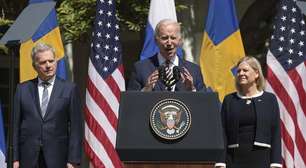 Biden recebe líderes de Finlândia e Suécia e apoia adesão à Otan