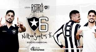 Botafogo lança linha especial de quatro camisas em homenagem ao eterno ídolo Nilton Santos