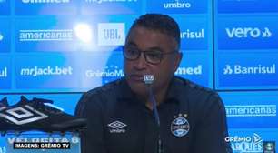 GRÊMIO: "Enfrentamos dificuldades naturais da competição", avalia Roger ao comentar campanha abaixo do esperado na Série B