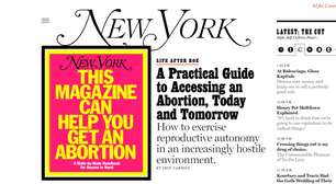 Revista americana "New York" ajuda mulheres a fazer aborto