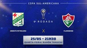 Oriente Petrolero (BOL) x Fluminense: prováveis times, desfalques e onde assistir ao jogo da Sul-Americana
