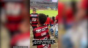 FLAMENGO: Filho de jogador do Altos-PI, que chorou ao ganhar presente de Gabigol, vai ao Maracanã torcer pelo Fla;