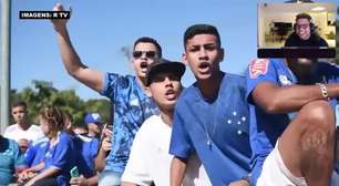 CRUZEIRO: Ronaldo canta junto com a torcida em vídeo reagindo a chegada dos jogadores no Mineirão: "Que festa linda"