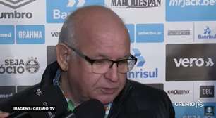 GRÊMIO: Romildo avalia mau momento da equipe na Série B e revela planejamento: "Temos que chegar ao final das próximas seis rodadas com perspectiva de futuro"