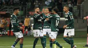 Palmeiras goleia o Táchira e garante melhor campanha da Libertadores