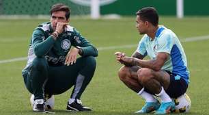 Com direito a conversa entre Abel e Dudu, Palmeiras se reapresenta de olho no Santos