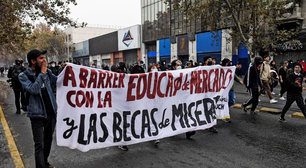 Estudantes manifestam-se no Chile por melhorias no sistema de ensino