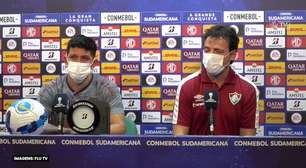 FLUMINENSE: Fernando Diniz evita comentar sobre expulsão de Nonato: "Não vi o lance, não posso falar"