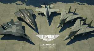 Ace Combat 7 recebe caças de Top Gun: Maverick