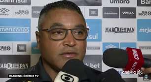 GRÊMIO: Roger vê ponto conquistado em empate com Vila Nova como positivo, mas reconhece: "Pelo momento, é um mau resultado"