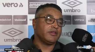 GRÊMIO: "Jogamos com espírito de Série B", exalta Roger ao elogiar postura da equipe em empate contra o Vasco