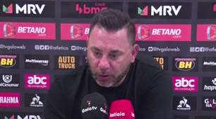 ATLÉTICO-MG: Mohamed comenta situação de Keno e elogia boa partida de Rubens ao parar Dudu: "Tinha uma missão difícil e a fez de uma grande forma"