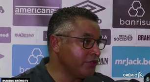 GRÊMIO: "Estratégia foi muito bem executada", ressalta Roger após empate diante do Sport