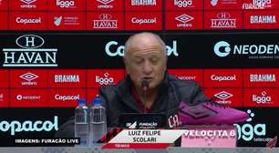 ATHLETICO-PR: Felipão avalia como boa a partida contra o Corinthians e vê empate como justo: "Resultado normal para duas equipes de boas qualidades"
