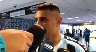 GRÊMIO: Após vitória sobre o Sampaio, Diego Souza pede mais paciência para torcida: "tem que apoiar, no final eles podem fazer o que quiserem"