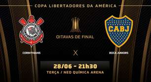 Corinthians x Boca Juniors: prováveis escalações, desfalques e onde assistir ao duelo pela Libertadores