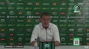 AMÉRICA-MG: "Fizemos um grande jogo porque soubemos fazer o que foi determinado", avalia Mancini após goleada sobre o Botafogo