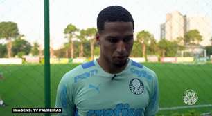 PALMEIRAS: Murilo comemora gol na goleada sobre o Cerro Porteño-PAR: "Eu gosto muito de fazer gol e ajudar a minha equipe"