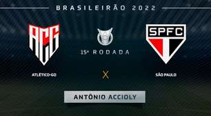 Atlético-GO x São Paulo: prováveis escalações, desfalques e onde assistir ao duelo pelo Brasileirão