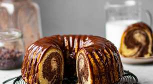 Receita de bolo mesclado com cobertura de brigadeiro: o mais fácil e saboroso