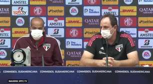 SÃO PAULO: Ceni minimiza a perda de Sara por negociação com futebol inglês: "Já havia sido comunicado que tentariam vender algum atleta"