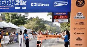 Giovani dos Santos vence 1ª Meia Maratona Internacional de Guarulhos