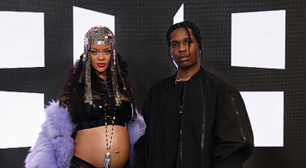 Rihanna acompanha A$AP Rocky no Lollapalooza Paris; veja vídeos!