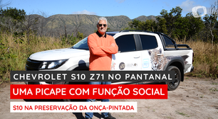 Chevrolet S10 Z71 ajuda na proteção da onça-pintada