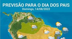 Dia dos Pais: Confira a previsão do tempo para todo o Brasil