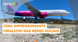 Rasante de avião para pousar em ilha grega viraliza na web