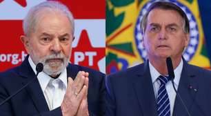 Pesquisa Ipec: Lula tem 44% e Bolsonaro 32% no 1° turno de 2022
