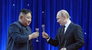 Putin presenteia Kim Jong-un com limusine russa