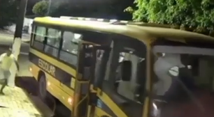 Estudante impede acidente com ônibus escolar desgovernado na PB; veja