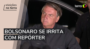 Questionado sobre discurso de fraude, Bolsonaro se irrita com repórter: "Não grita aqui, não"