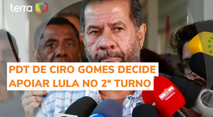 Carlos Lupi, presidente do PDT, anuncia apoio do partido a Lula no 2º turno e critica Bolsonaro