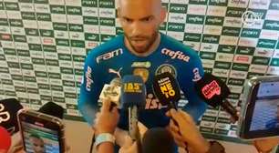 Goleiro do Palmeiras, Weverton evita falar sobre ansiedade e ressalta dificuldade no Choque-Rei