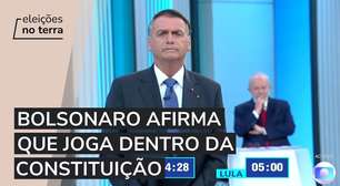 Após diversas ameaças, Bolsonaro afirma em debate que "joga dentro da Constituição"