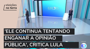 "Ele continua mentindo sobre a pandemia", afirma Lula