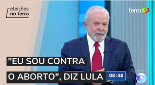 "Eu sou contra o aborto", diz Lula após provocação de Bolsonaro