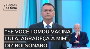 "Se você tomou a vacina, Lula, agradeça a mim", diz Bolsonaro