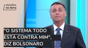 Bolsonaro volta a atacar TSE em debate: "O sistema todo está contra mim"