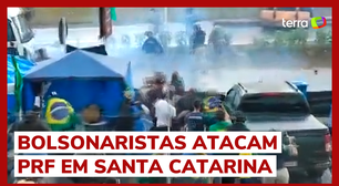Bolsonaristas atacam agentes da PRF em bloqueio ilegal em SC