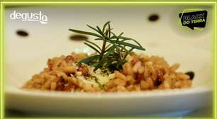 Receita de restaurante: risoto de linguiça com vinho da Chef Giu Giunti