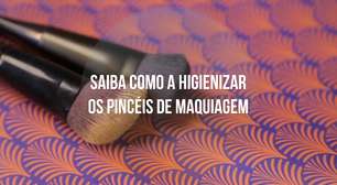 Saiba como a higienizar os pincéis de maquiagem