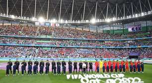 Máscara, revolta na web e jogo morno: Uruguai e Coreia do Sul empatam em 0 a 0 em estreia