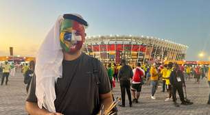 Argentino pinta rosto de torcedores para Brasil e Suíça e admite secar rival