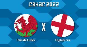 País de Gales x Inglaterra: escalação das equipes, onde assistir, horário e arbitragem