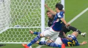 Vídeo aponta que bola não saiu antes do gol do Japão sobre a Espanha, diz Fifa