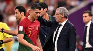 Técnico de Portugal revela insatisfação de Cristiano Ronaldo com reserva e diz: 'Deixem ele em paz'