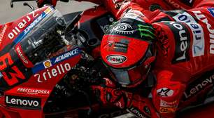 Ducati deixa decisão para Bagnaia, mas incentiva: "Ótimo se nosso piloto escolhesse #1"